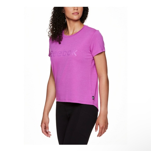 Womens REEBOK Relaxed Comfort Fit T-Shirt Size XXXL Purple Orchid New - Picture 2 of 7